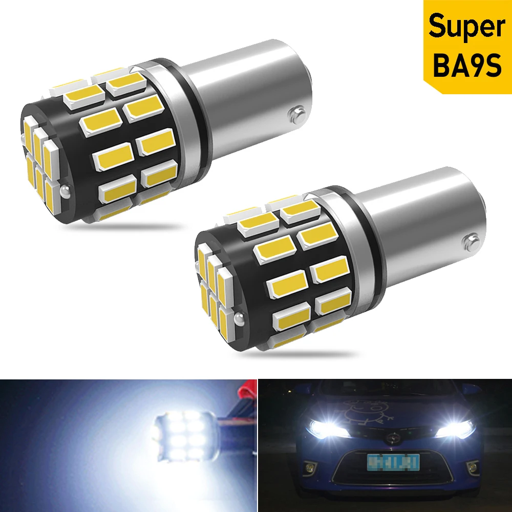 Супер яркий T4W BA9S H6W T1130MD 3014 автомобиля внутренняя Светодиодная лампа габаритного