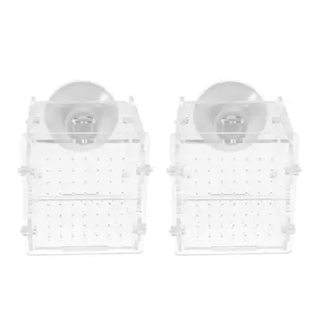 2Pcs Fish Breeding Isolation Box Aquatic Fish Isolation Cage Baby Fish Incubator Box For Fish Tank Pool Aquarium Accessories
2Pcs Fish Breeding Isolation Box Aquatic Fish Isolation Cage Baby Fish Incubator Box For Fish Tank Pool Aquarium Accessories