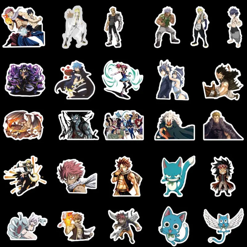 50Pcs Japanese Anime Fairy Tail Graffiti Stickers For Laptop Bike Motorcycle Skateboard Luggage Cartoon Doodle Decor Stickers 
50Pcs Japanese Anime Fairy Tail Graffiti Stickers For Laptop Bike Motorcycle Skateboard Luggage Cartoon Doodle Decor Stickers
