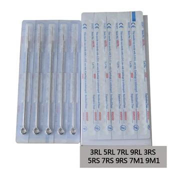 New 50pcs Assorted Sterilized Tattoo Needles Mixed 10 Sizes 3RL 5RL 7RL 9RL 3RS 5RS 7RS 9RS 7M1 9M1
New 50pcs Assorted Sterilized Tattoo Needles Mixed 10 Sizes 3RL 5RL 7RL 9RL 3RS 5RS 7RS 9RS 7M1 9M1