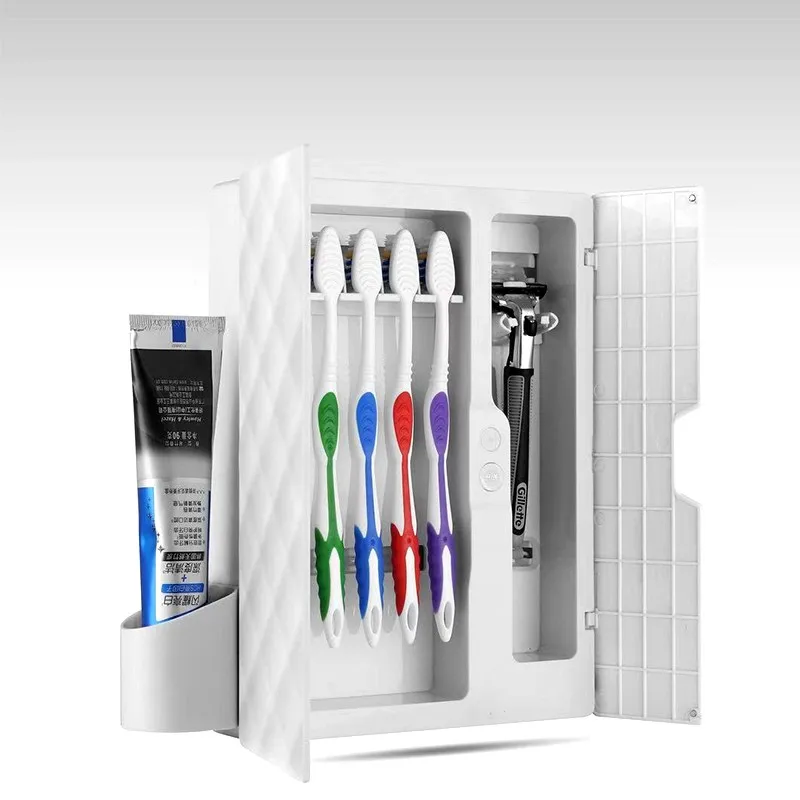 Toothbrush Rack Powered USB 5 Toothbrushes Toothbrush Razor UV sterilization Disinfector Strong bactericidal aut power off
Toothbrush Rack Powered USB 5 Toothbrushes Toothbrush Razor UV sterilization Disinfector Strong bactericidal aut power off
