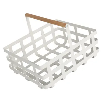 1pc Fruit Container Sundries Basket Iron Storage Basket Hollow-carved Basket with Handle for Kitchen Desktop Bathroom Home
1pc Fruit Container Sundries Basket Iron Storage Basket Hollow-carved Basket with Handle for Kitchen Desktop Bathroom Home