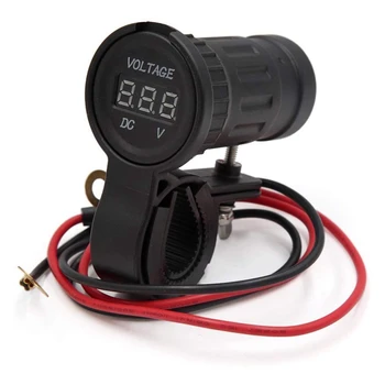 Universal Motorcycle Tachometer Guage Voltmeter Gauge(Black)
Universal Motorcycle Tachometer Guage Voltmeter Gauge(Black)