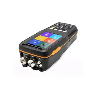 Optical Power Meter, Optical Light Source and Visual Fault Locator Functions Featuring 4-inch IPS Display Mini OTDR
Optical Power Meter, Optical Light Source and Visual Fault Locator Functions Featuring 4-inch IPS Display Mini OTDR