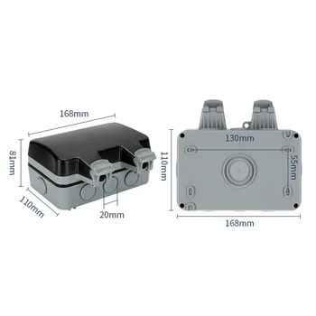 168x1108mm Outdoor Waterproof IP66 Wall Socket PC 250V Plug For South Africa And Europe Toolshigh Quality
168x1108mm Outdoor Waterproof IP66 Wall Socket PC 250V Plug For South Africa And Europe Toolshigh Quality