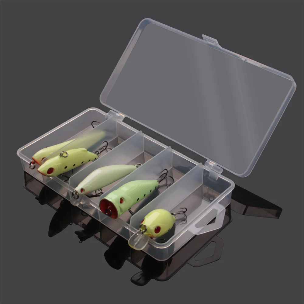 15pcs Luminous Hard Fishing Lures Popper Minnow Crank VIB Fishing Baits Lures With 2pcs Treble Hooks Effect Fish
15pcs Luminous Hard Fishing Lures Popper Minnow Crank VIB Fishing Baits Lures With 2pcs Treble Hooks Effect Fish