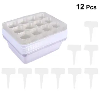 12pcs Seedling Trays Seedling Box with Plant Labels (6cps 12 Holes White Base Transparent Hole Tray + 6pcs Plant Labels)
12pcs Seedling Trays Seedling Box with Plant Labels (6cps 12 Holes White Base Transparent Hole Tray + 6pcs Plant Labels)