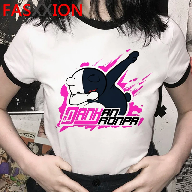 Danganronpa v3 ouma kokichi летний топ мужская одежда Харадзюку кавайная винтажная парная |