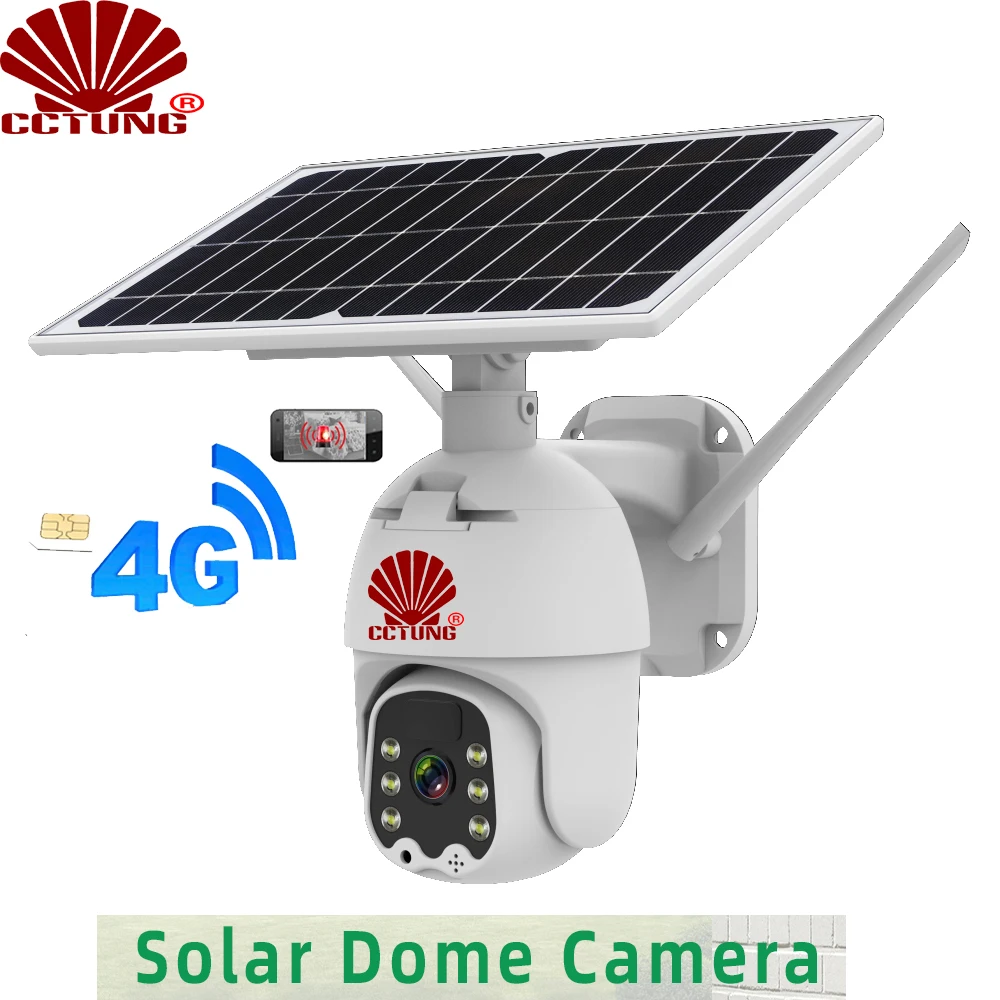 4G Alarm Intelligent Solar PTZ B-Dome Camera with Mobile APP 1080P HD Live Video Moitoring Cloud & Local Storage IP65 Waterproof
4G Alarm Intelligent Solar PTZ B-Dome Camera with Mobile APP 1080P HD Live Video Moitoring Cloud & Local Storage IP65 Waterproof