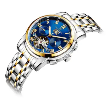 LAOGESHI Men's Watch Mechanical Business Watch Stainless Waterproof Calendar Tourbillon Luxury Bracelet Automatic Wristwatch
LAOGESHI Men's Watch Mechanical Business Watch Stainless Waterproof Calendar Tourbillon Luxury Bracelet Automatic Wristwatch