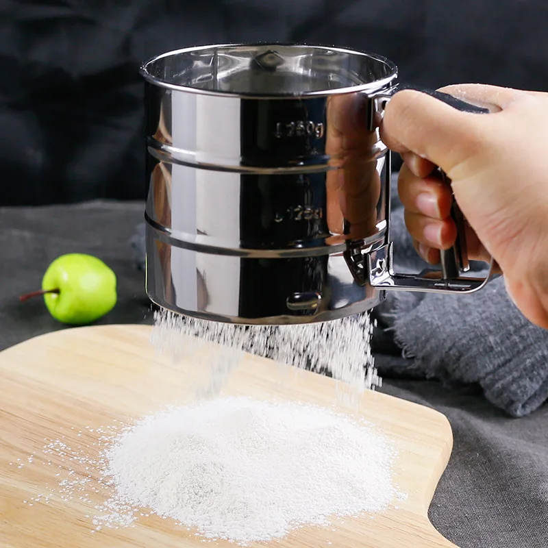 Stainless Steel Flour Screen For Baking Powder, Flour, Sieve, Net Knife, Baking Tools, Pastry Tools, Flour Cup Kitchen Supplies
Stainless Steel Flour Screen For Baking Powder, Flour, Sieve, Net Knife, Baking Tools, Pastry Tools, Flour Cup Kitchen Supplies