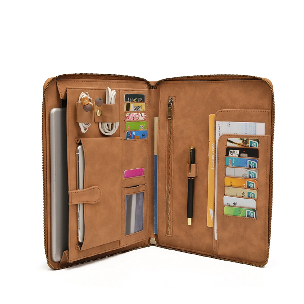 Men iPad portfolio case for 9.7 inch, Professional Business Briefcase Padfolio Travel Carrying Case With Secure Zippered Closure
Men iPad portfolio case for 9.7 inch, Professional Business Briefcase Padfolio Travel Carrying Case With Secure Zippered Closure