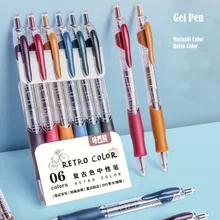 Kawaii 0.5mm Retro Gel Pens Refill Smooth Writing Durable For Signing 12 Colors Ink Ballpoint Pen Macarons Pens School Supplies
Kawaii 0.5mm Retro Gel Pens Refill Smooth Writing Durable For Signing 12 Colors Ink Ballpoint Pen Macarons Pens School Supplies