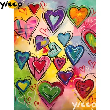 Full Square/Round Drill 5D Diamond Painting Cross Stitch Colorful heart Diamond embroidery mosaic Home Decor Gift AX0753
Full Square/Round Drill 5D Diamond Painting Cross Stitch Colorful heart Diamond embroidery mosaic Home Decor Gift AX0753