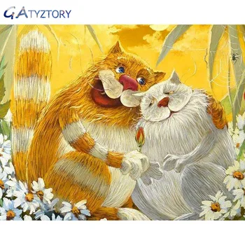 GATYZTORY DIY Painting By Numbers Hugging Cat Drawing By Numbers For Adults Night HandPainted Wall Art Unique Gift
GATYZTORY DIY Painting By Numbers Hugging Cat Drawing By Numbers For Adults Night HandPainted Wall Art Unique Gift