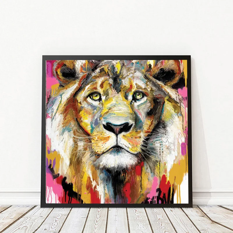 Animal Pictures Lion Zebra Cat Lizard Abstract Colorful Painting Canvas Art Wall Pictures Cuadros Decorative Prints NO FRAME
Animal Pictures Lion Zebra Cat Lizard Abstract Colorful Painting Canvas Art Wall Pictures Cuadros Decorative Prints NO FRAME