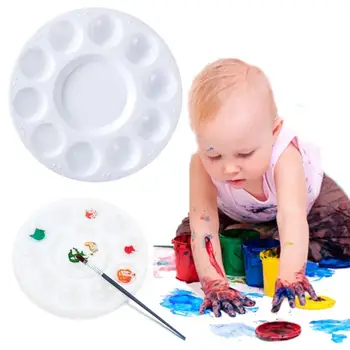 White Paint Tray Drawing Supplies Pp Water Color Paint Palette Round Palette Plastic Pallets 10 Holes 11 Cells Painting
White Paint Tray Drawing Supplies Pp Water Color Paint Palette Round Palette Plastic Pallets 10 Holes 11 Cells Painting