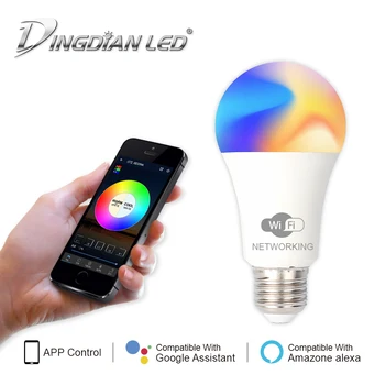 AV100-265V E27 RGB LED Bulb Lights 9W LED Lamp RGB 15W Bluetooth Wifi APP Control Home Smart Bulb 20 Modes Apply to IOS /Android
AV100-265V E27 RGB LED Bulb Lights 9W LED Lamp RGB 15W Bluetooth Wifi APP Control Home Smart Bulb 20 Modes Apply to IOS /Android