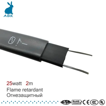 2 meter 10mm 220V type flame retardancy heating belt Self-limiting temperature water pipe protection roof deicing heating cable
2 meter 10mm 220V type flame retardancy heating belt Self-limiting temperature water pipe protection roof deicing heating cable