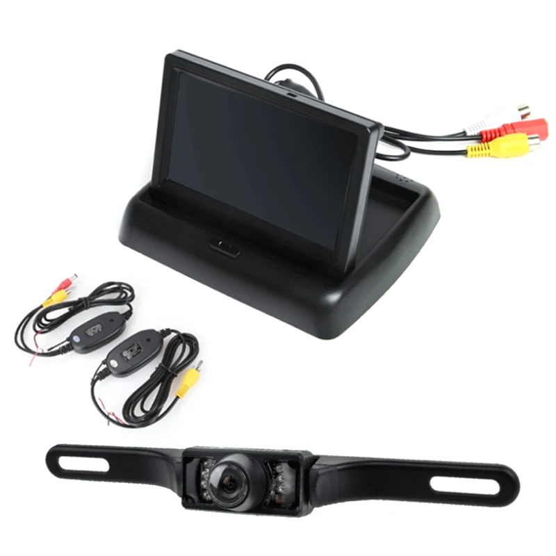 Wireless Ir Rear View Camera Car Reverse Camera Waterproof Back Up Camera For Monitor Camera