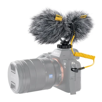 Aputure Deity V-Mic D4 Duo Microphone Mini Portable Voice Recorder Dual Cardioid Interview Mic for Vlog Pocket Cam DSLR Camera
Aputure Deity V-Mic D4 Duo Microphone Mini Portable Voice Recorder Dual Cardioid Interview Mic for Vlog Pocket Cam DSLR Camera