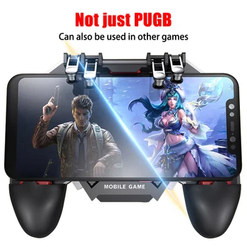 New For PUBG Gaming Controller Helper For Mobile Phone Radiator Handle Water Cooled Fan Six Fingers Handle With Power Bank
New For PUBG Gaming Controller Helper For Mobile Phone Radiator Handle Water Cooled Fan Six Fingers Handle With Power Bank