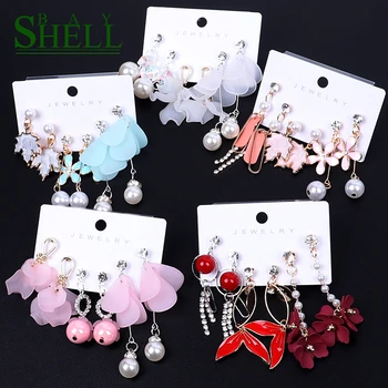Shell Bay 2020 Long Earrings Set Fashion Jewelry Set Earrings Women Girl Bohemian Drop/Small Earrings Gifts Cute Pink Wholesale
Shell Bay 2020 Long Earrings Set Fashion Jewelry Set Earrings Women Girl Bohemian Drop/Small Earrings Gifts Cute Pink Wholesale