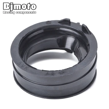 BJMOTO Motorcycle Rubber Carburetor Adapter Inlet Intake Pipe fit For Yamaha XT660 XT660R MT03 MT-03 2006-2012 Carburetor Intake Manifold Boot Holder 5VK-13586-00 5VK1358600