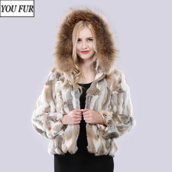 2020 Hot Winter 100% Natural Fur Coats Women Warm Genuine Rabbit Fur Jackets With Raccoon Fur Collar Lady Real Fur Hooded Coats 
2020 Hot Winter 100% Natural Fur Coats Women Warm Genuine Rabbit Fur Jackets With Raccoon Fur Collar Lady Real Fur Hooded Coats