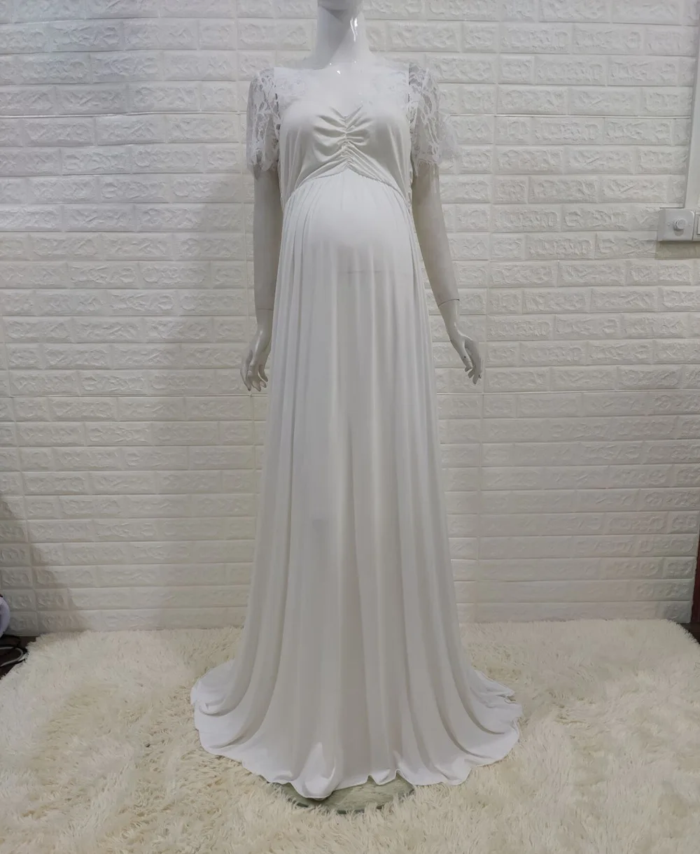 Long Maternity Photography Props Pregnancy Dress For Photo Shooting Off Shoulder Pregnant Dresses For Women Maxi Maternity Gown 19 Hc57770ef6f24431aa960b9d9feb99c40v