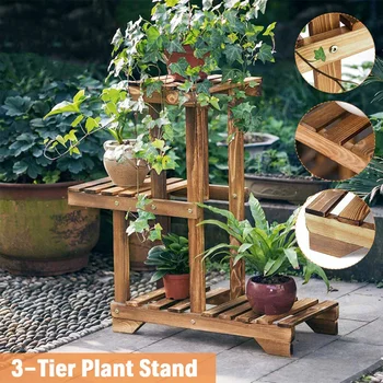 3 Tier Simple Wooden Plant Stand Display Shelf Holder Home Indoor Outdoor Office Decor Garden Balcony Flower Potted Storage Rack
3 Tier Simple Wooden Plant Stand Display Shelf Holder Home Indoor Outdoor Office Decor Garden Balcony Flower Potted Storage Rack
