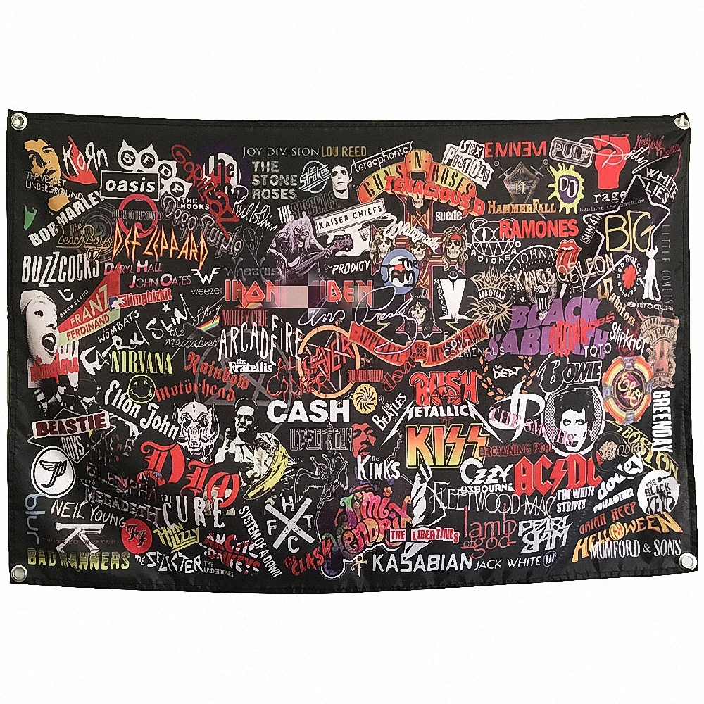 Rock Band Posters Banners & Flags Hip hop\Jazz\Reggae\Heavy Metal Music Poster Tapestry Hanging Painting Background Decor Cloth
Rock Band Posters Banners & Flags Hip hop\Jazz\Reggae\Heavy Metal Music Poster Tapestry Hanging Painting Background Decor Cloth