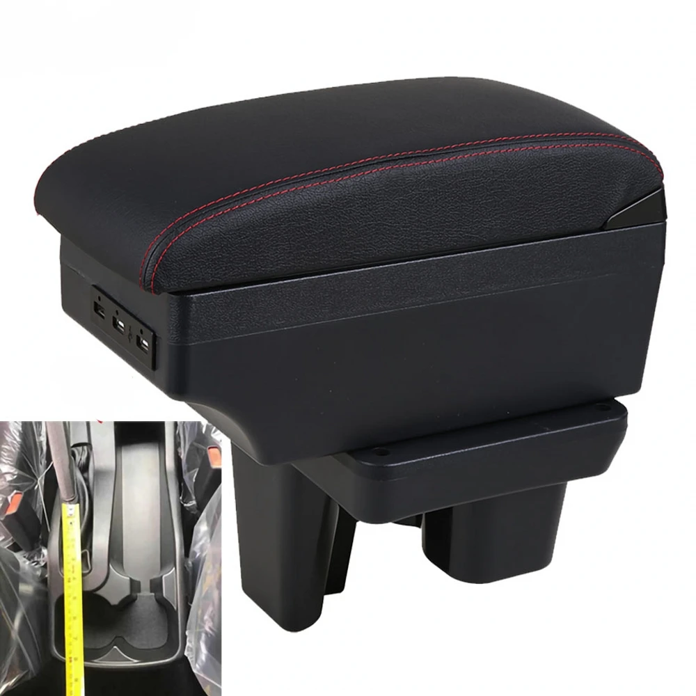 

For Toyota Hilux Armrest Box Car Center Console Storage Space Case Elbow Rest with Cup Holder USB Interface