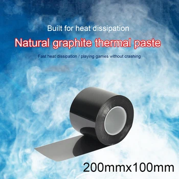 100x200x0.07mm Sticker For Computer High Thermal Conductivity Cooling Chip GPU CPU Heatsink Film Accessories Graphite Sheet
100x200x0.07mm Sticker For Computer High Thermal Conductivity Cooling Chip GPU CPU Heatsink Film Accessories Graphite Sheet