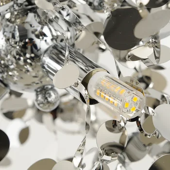 Terzani Chandelier Argent Lighting Leaf Chandelier Lamp for Living Room Bedroom Kitchen Island Lamp Hand Made Stainless Steel AC
Terzani Chandelier Argent Lighting Leaf Chandelier Lamp for Living Room Bedroom Kitchen Island Lamp Hand Made Stainless Steel AC