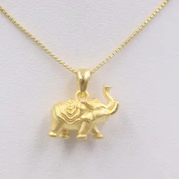 New Pure 24K Yellow Gold Three-dimensional Pendant 17x16mm Elephant 1.42g NO Necklace
New Pure 24K Yellow Gold Three-dimensional Pendant 17x16mm Elephant 1.42g NO Necklace