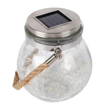 Hanging Solar Glass Jar Lights Outdoor 30LED Stainless Steel Handle Waterproof Solar Garden Lights for Room Festivals Parties So
Hanging Solar Glass Jar Lights Outdoor 30LED Stainless Steel Handle Waterproof Solar Garden Lights for Room Festivals Parties So
