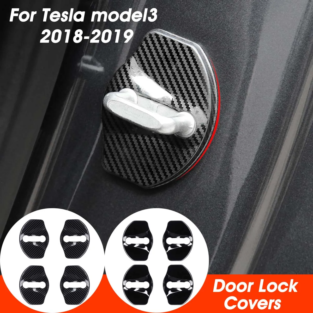 Autoleader 4Pcs/Lot Stainless Steel Car Auto Door Lock Covers Style Decoration Protection Trim Case For Tesla model 3 2018-2019
Autoleader 4Pcs/Lot Stainless Steel Car Auto Door Lock Covers Style Decoration Protection Trim Case For Tesla model 3 2018-2019
