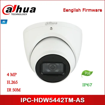 Dahua IP camera IPC-HDW5442TM-AS 4MP WDR IR Eyeball AI Network Camera support POE Built-in MIC Security camera
Dahua IP camera IPC-HDW5442TM-AS 4MP WDR IR Eyeball AI Network Camera support POE Built-in MIC Security camera