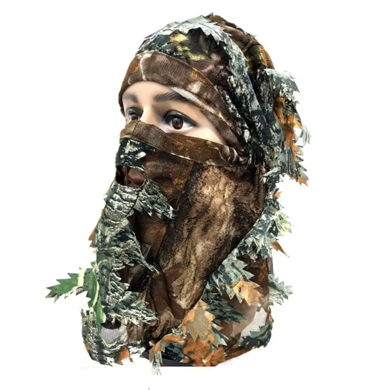 Hunting Camouflage Breathable Full Face Cover Light Weight 3D Leafy Face Mask Outdoor Hunting Accessories
Hunting Camouflage Breathable Full Face Cover Light Weight 3D Leafy Face Mask Outdoor Hunting Accessories