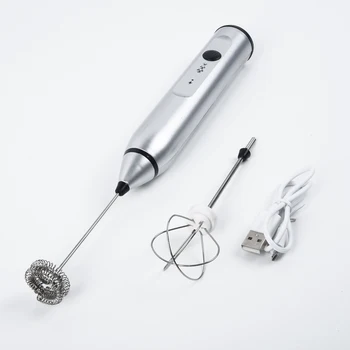 USB Handheld Rechargeable Milk Frother Coffee Foam Maker W/ Spring Whisks Whisk For Eggs Quickly Frothing And Stirring
USB Handheld Rechargeable Milk Frother Coffee Foam Maker W/ Spring Whisks Whisk For Eggs Quickly Frothing And Stirring
