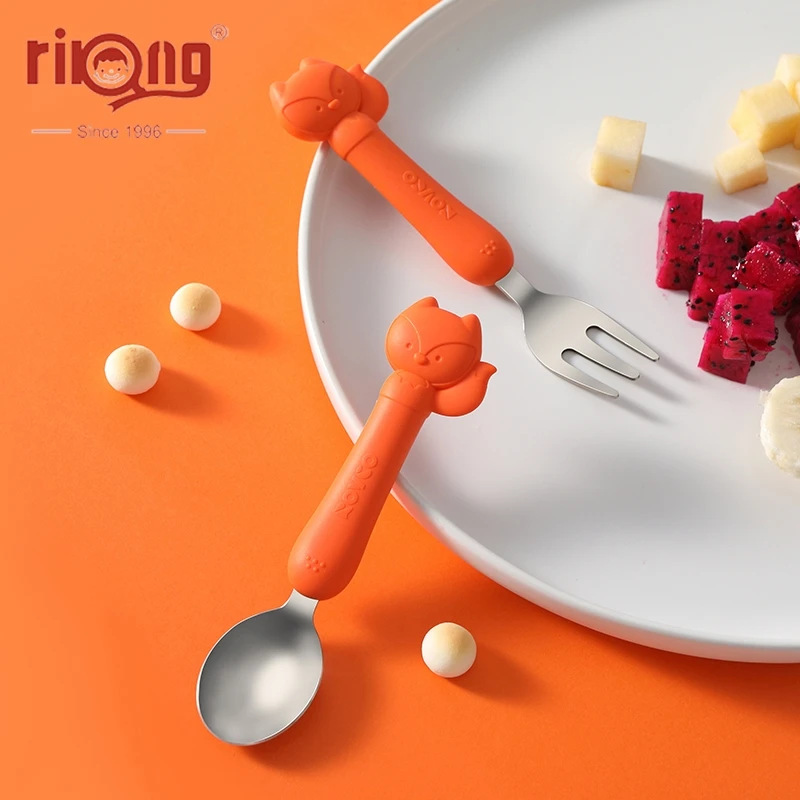 Rikang Baby Fork Tableware Dessert Spoon Feeding Spoon Fork Set Baby Gadgets Feed Cutlery for Kids Infant Feeding Spoon
Rikang Baby Fork Tableware Dessert Spoon Feeding Spoon Fork Set Baby Gadgets Feed Cutlery for Kids Infant Feeding Spoon