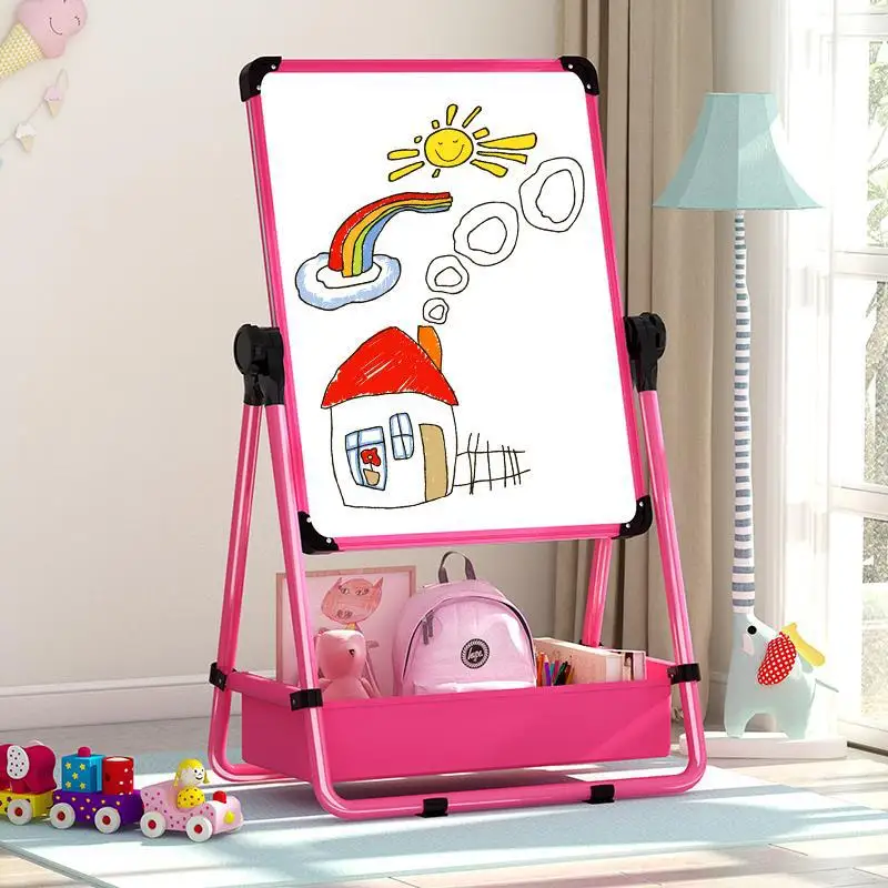 Baby CHILDREN'S Drawing Board Writing Board Magnetic Small Blackboard-Double-sided Easel Braced Household Height Adjustable Whit
Baby CHILDREN'S Drawing Board Writing Board Magnetic Small Blackboard-Double-sided Easel Braced Household Height Adjustable Whit