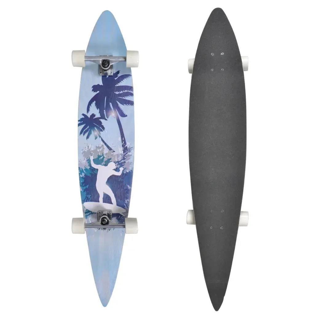 VidaXL Pintail Shape Skateboard Speed Abec 7 Bearings Palm Tress Deck Longboard 60 Mm Wheels Skate Board
VidaXL Pintail Shape Skateboard Speed Abec 7 Bearings Palm Tress Deck Longboard 60 Mm Wheels Skate Board