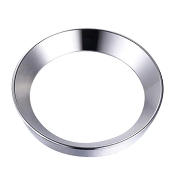 54mm Dosing Ring Stainless Steel Coffee Dosing Ring Espresso Dosing Funnel Coffee Protafilter Ring for 54mm Portafilter 
54mm Dosing Ring Stainless Steel Coffee Dosing Ring Espresso Dosing Funnel Coffee Protafilter Ring for 54mm Portafilter