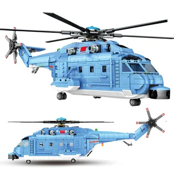 908PCS Z-18 Large Utility Helicopters Building Blocks Military Army City Plane Airplane Model Bricks Children Toys Gift Blocks
908PCS Z-18 Large Utility Helicopters Building Blocks Military Army City Plane Airplane Model Bricks Children Toys Gift Blocks
