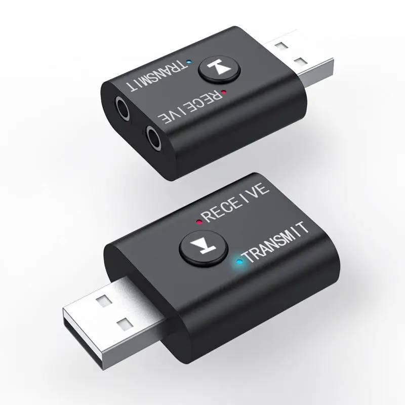 Мини беспроводной Bluetooth приемник адаптер 5 0 аудио передатчик стерео ключ AUX USB 3 мм