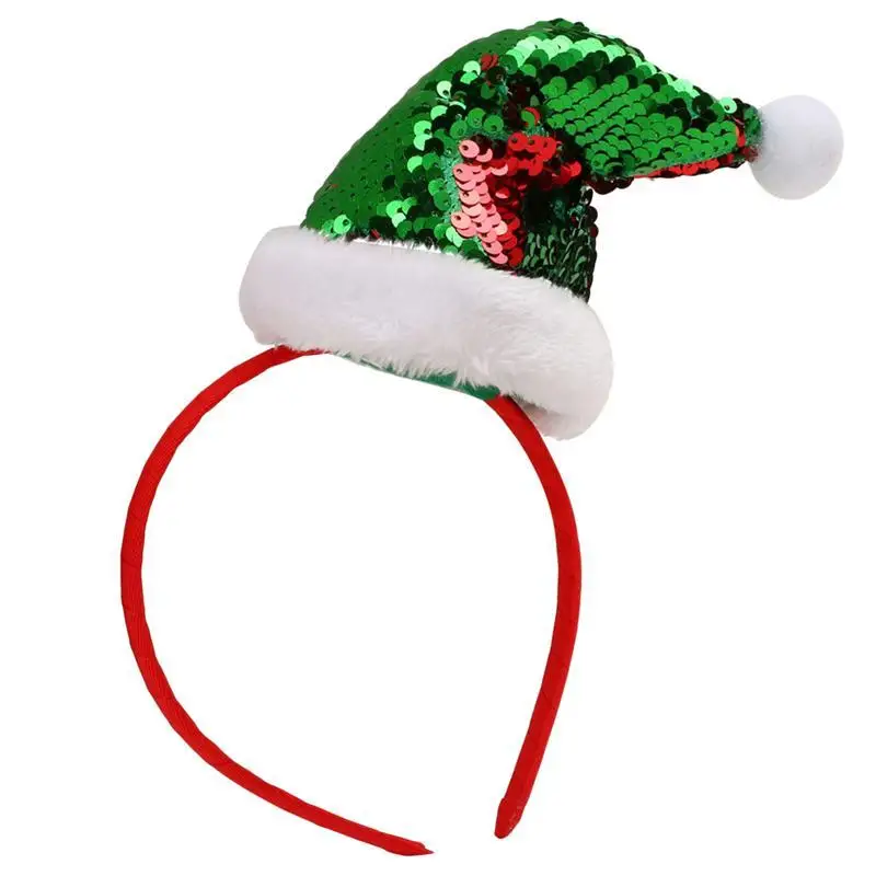 Faroot 1 шт. Рождественский головной убор повязка на голову с блестками костюм