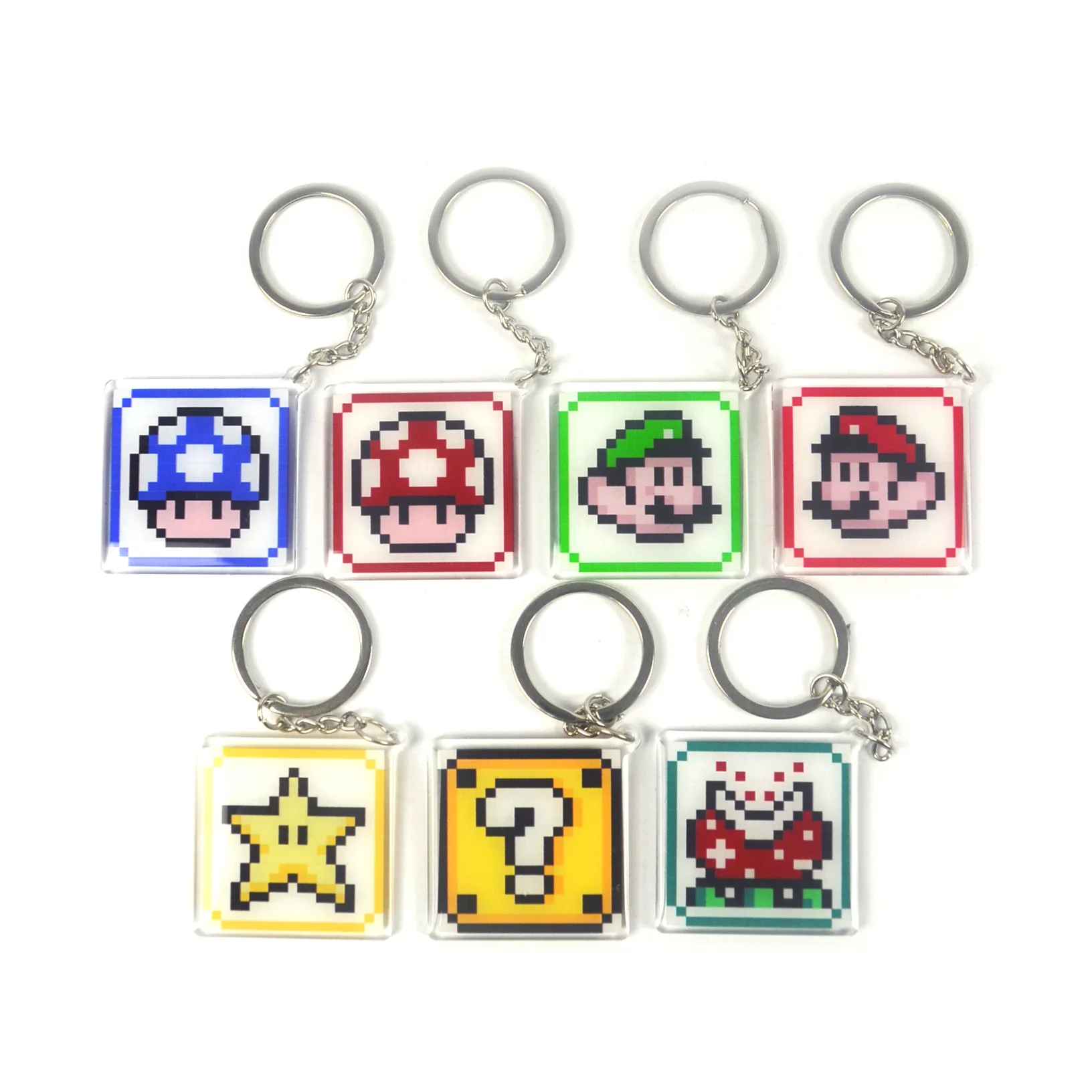 2020 New Super Mario Bro PVC Keychain Mini Anime Cartoon Figure Key Ring Keychain Key Holder Fashion Trinkets Kids Toy Pendant
2020 New Super Mario Bro PVC Keychain Mini Anime Cartoon Figure Key Ring Keychain Key Holder Fashion Trinkets Kids Toy Pendant