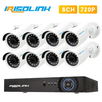 H.265 8CH 1080N video surveillance system 8pcs 720P in/outdoor security cameras 5in1 DVR Irisolink home security camera system 
H.265 8CH 1080N video surveillance system 8pcs 720P in/outdoor security cameras 5in1 DVR Irisolink home security camera system